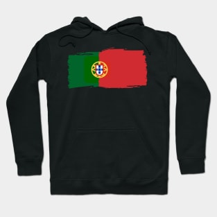 Portugal painted flag Hoodie